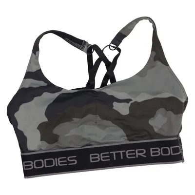Sports bra (Green, Black) from Better Bodies Elastane, Polyamide