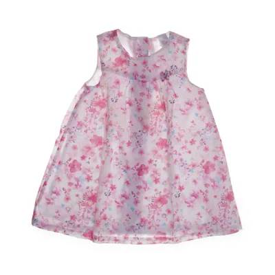 Klänning (Vit, Rosa, Flerfärgad) från Baby Club Bomull