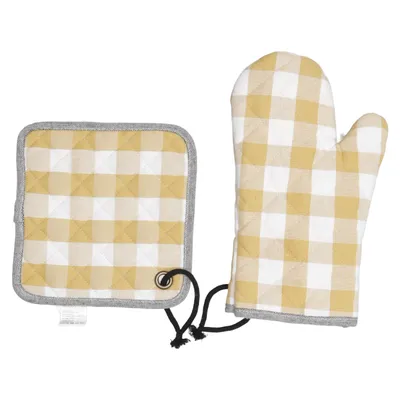 Grydevante (Rut) fra Noble House Bomuld, Polyester