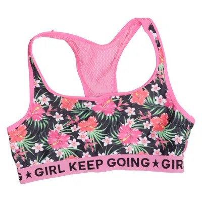 Sports-BH (Pink, Flerfarvet) fra Blukids Elastan, Polyester