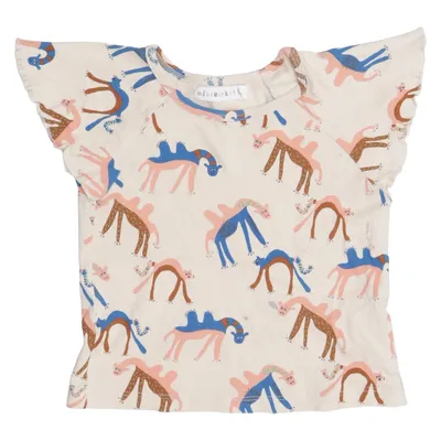 T-shirt (Beige, Multicolore) de Minimarket Coton