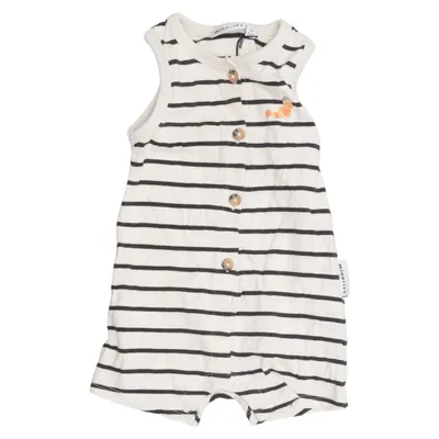Barboteuse (Blanc, Noir) de Minories Coton