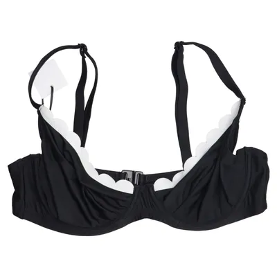 Bikini top (Black) from Peek & Beau Elastane, Polyamide, Polyester