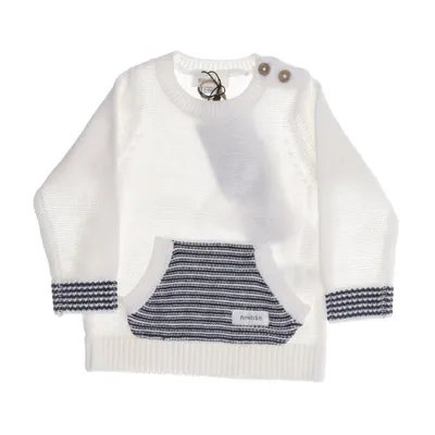 Pull-over (Blanc, Noir) de Newbie by KappAhl Coton