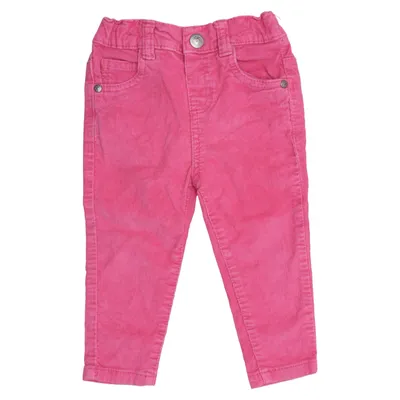 Pantalon en velours (Rose) de Young Dimension Coton, Élasthane