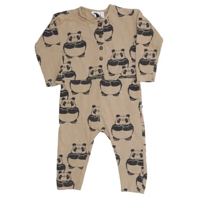 Rompertjes (Beige, Zwart) van Mini Rodini Katoen