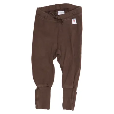 Leggings (Brown) from Polarn O. Pyret Elastane, Organic cotton