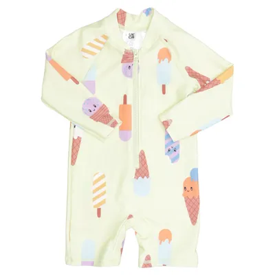 UV beschermende kleding (Groen, Meerkleurig) van Lindex Baby Elastaan, Polyester