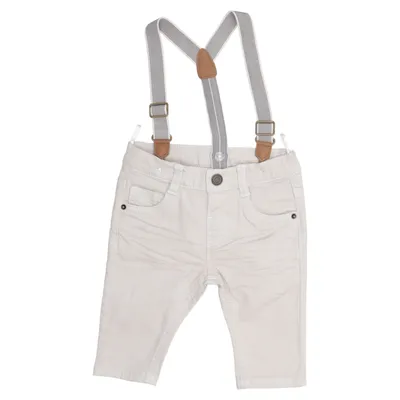 Spijkerbroek (Beige) van Baby C&A Katoen, Elastaan