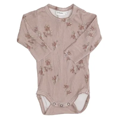 Body (Brown) from Lil' Atelier Elastane, Modal, Organic cotton