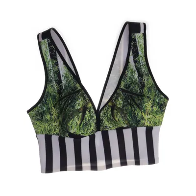 Sport-bh (Groen, Zwart, Wit, Meerkleurig) van Clover Canyon Elastaan, Polyester, Polyurethaan