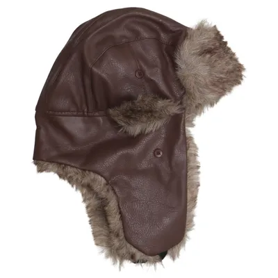 Trapper hat (Brown) from Atlas for Men Polyester