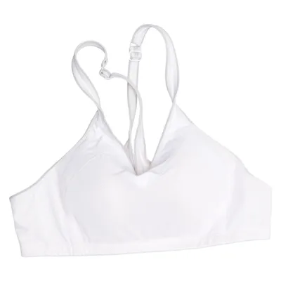 Sports-BH (Hvid) fra Moving Comfort Elastan, Polyamid, Polyester