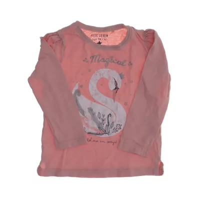 Lange mouwen shirt (Meerkleurig, Roze) van Blue Seven Katoen