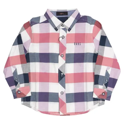 Chemise en flanelle (Blanc, Bleu, Rouge) de Daks Coton