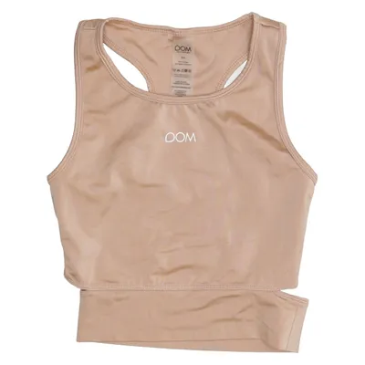 Sports bra (Beige) from Drop of Mindfulness Elastane, Polyamide