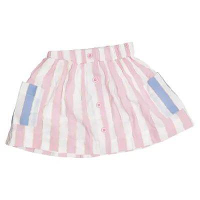 Rock (Pink, Weiß, Blau) von Mini Boden Baumwolle, Metallfaser, Polyester