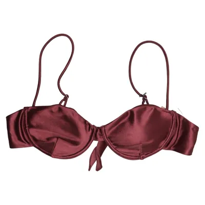 Haut de bikini (Violet) de Frank Dandy Élasthane, Polyester recyclé