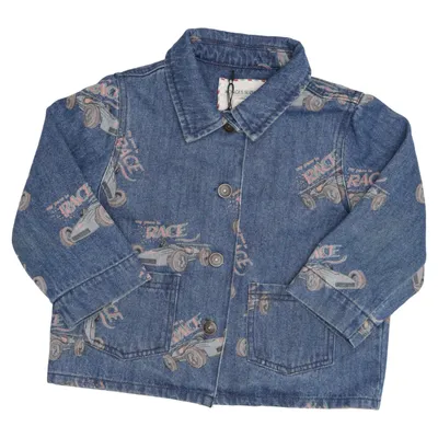 Veste en jean (Bleu) de Konges Sløjd Coton biologique