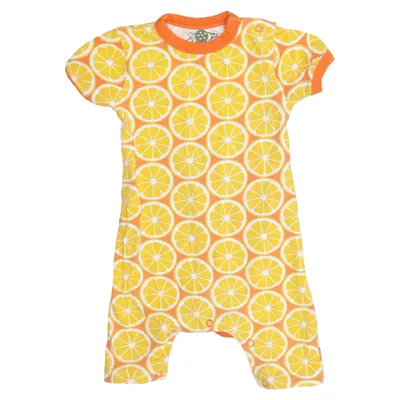 Rompers (Yellow, Orange) from Plastisock Cotton, Elastane