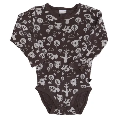 Body (Brown, White) from Lindex Baby Cotton