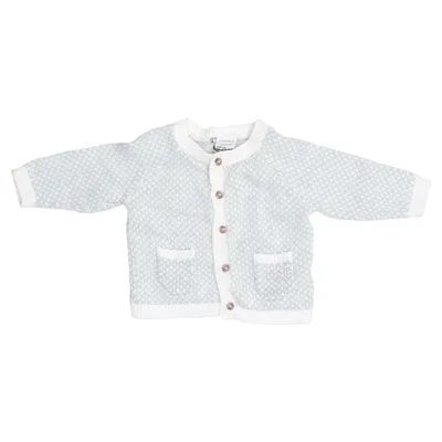 Cardigan (Groen, Wit) van Lindex Newborn Katoen