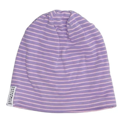 Beanie-Mütze (Lila, Pink) von Geggamoja Collection Bio-Baumwolle