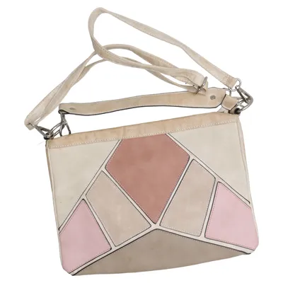 Skuldertaske (Beige, Pink, Flerfarvet) fra Unrika