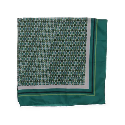 Halsdoek (Groen, Wit, Zwart) van Anna Field Zijde