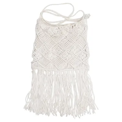 Skuldertaske (Beige) fra Indiska Bomuld