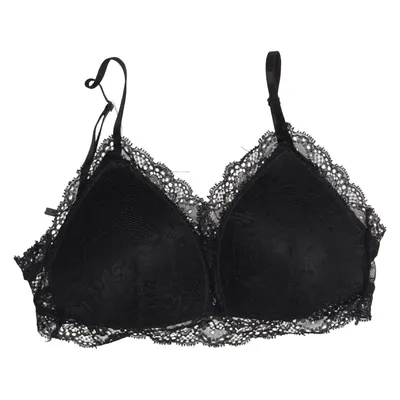 Bralette (Zwart) van Man Underwear Elastaan, Polyamide