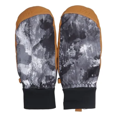Leather mittens (Brown, Black, Multicolored) from Stadium Leather, Polyester