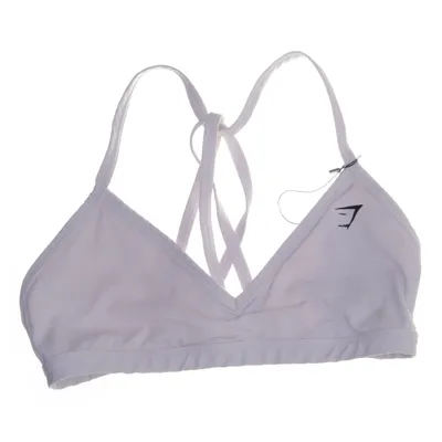 Sport-BH (Vit) från Gymshark Elastan, Återvunnen polyester