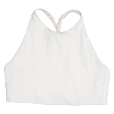 Sports bra (White) from Girlfriend Collective Elastane, Recycled polyester