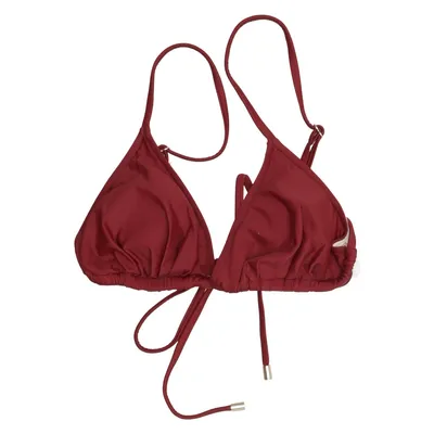 Bikini top (Red) from Peony Elastane, Recycled polyester