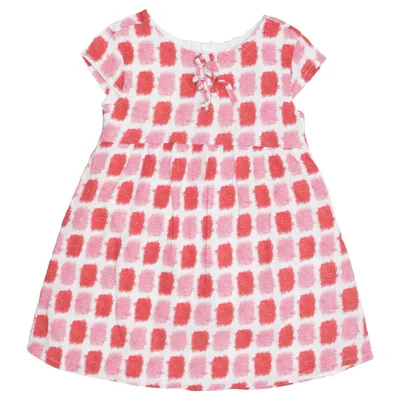 Jurk (Rood, Roze, Wit) van Koolabah Katoen