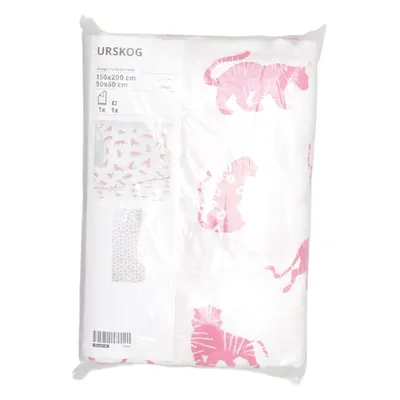 Bed set (White, Pink) from IKEA Cotton