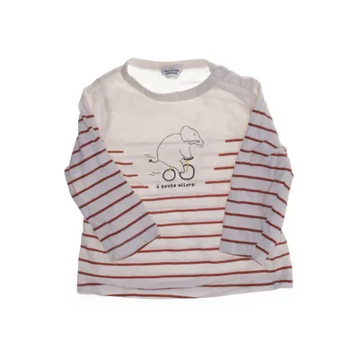 T-shirt à manches longues (Blanc, Rouge) de Tape a L'oeil Coton