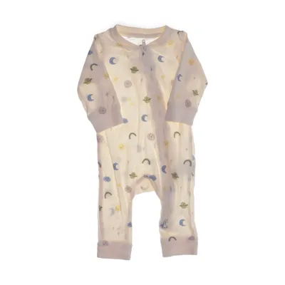 Sparkdräkt (Beige, Flerfärgad) från Cubus Mini Elastan, Ekologisk bomull