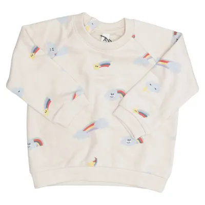 Sweatshirt (Beige, Meerkleurig) van Åhléns Kids Katoen, Polyester