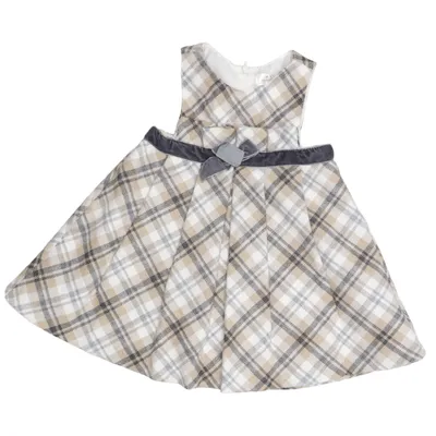 Dress (Beige, White, Gray) from Mayoral Chic Acrylic, Polyester, Wool