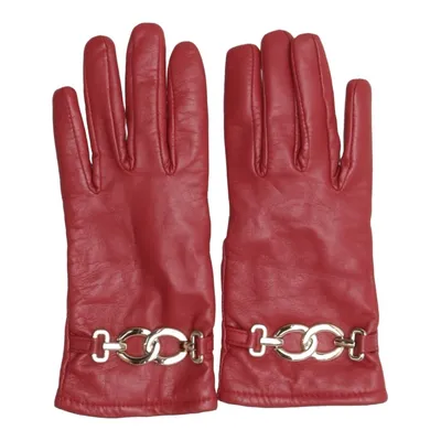 Gloves (Red) from Handskmakaren