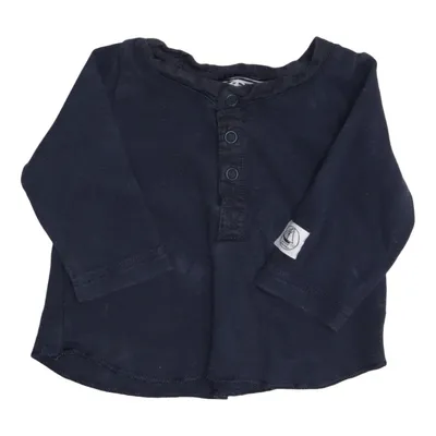 T-shirt manches longues (Bleu) de Petit Bateau Coton