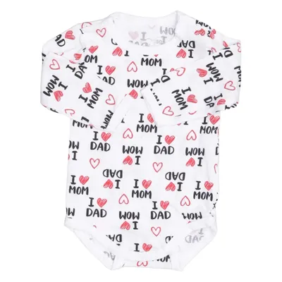 Romper (Wit, Zwart, Rood) van Petite Mini Katoen, Elastaan