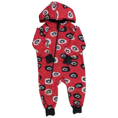 Overall (Rood, Zwart) van iELM Polyester