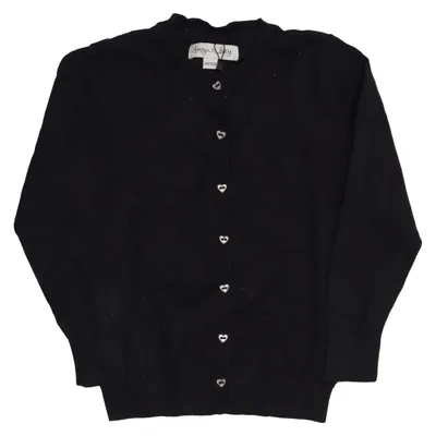Cardigan (Sort) fra Amy & Lucy Nylon, Økologisk bomuld