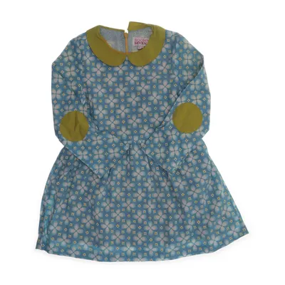 Dress (Blue, Multicolored) from Room Seven Cotton