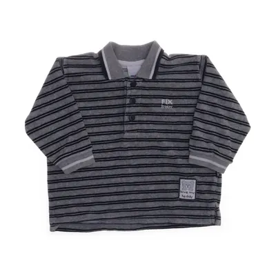 Rugbytröja (Grå, Blå) från Fix by Lindex Bomull, Polyester