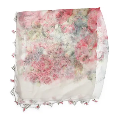Scarf (Vit, Flerfärgad)