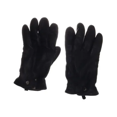 Handsker (Sort) Akryl, Læder, Uld